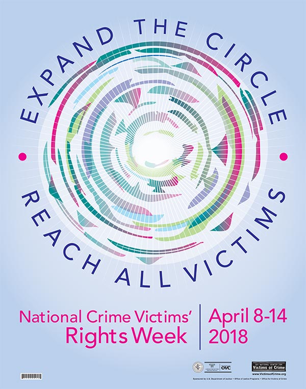2018 Crime Victims Rights Week Theme Poster