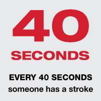 Every 40 seconds someone has a stroke