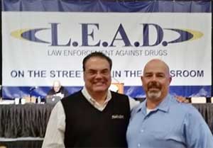 Sussex County Municipal Alliance Coordinator Nick Loizzi (r) with L.E.A.D. Executive Director Nick DeMauro