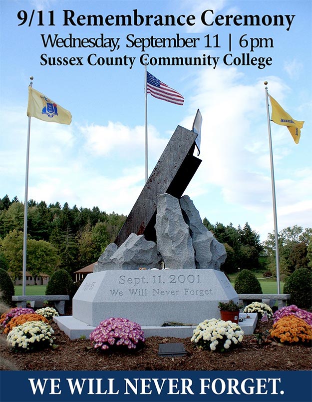 911 Memorial at Sussex County Community College